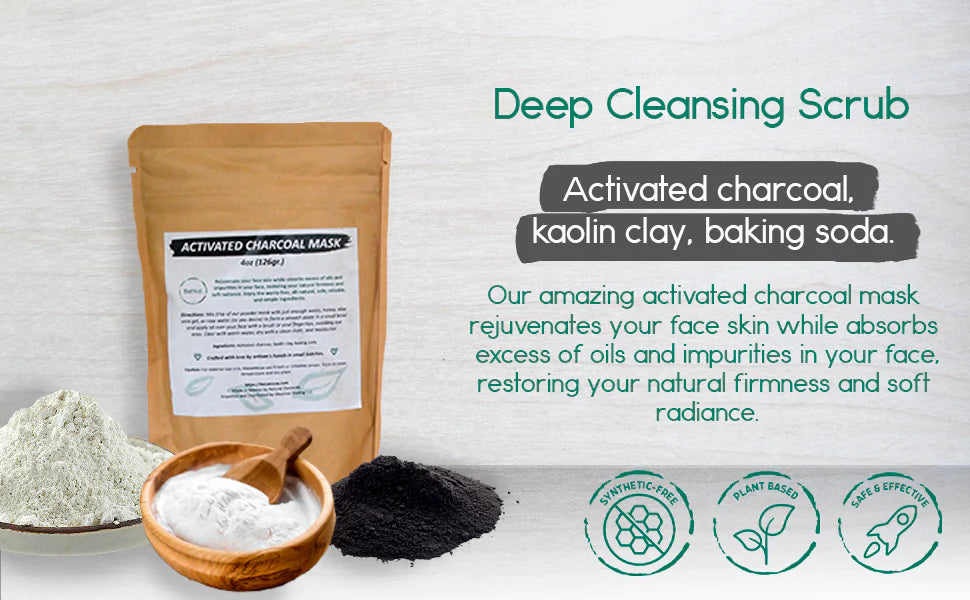 Activated Charcoal + Mud & Arnica Facial Masks Bundle
