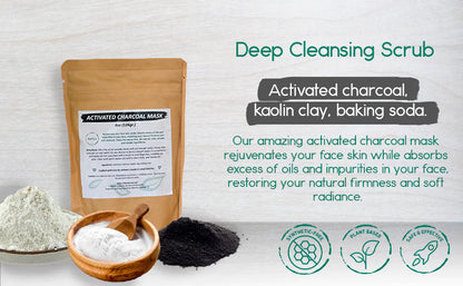 Activated Charcoal + Mud & Arnica Facial Masks Bundle